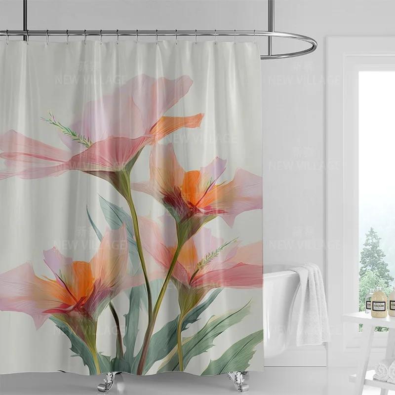 Minimalist Plant Shower Curtain, Modern Bathroom Toilet Decoration Privacy Curtain 180X180Cm Waterproof Shower Curtain W60H190(CM)-1 Pcs
Minimalist Plant Shower Curtain, Modern Bathroom Toilet Decoration Privacy Curtain 180X180Cm Waterproof Shower Curtain W60H190(CM)-1 Pcs