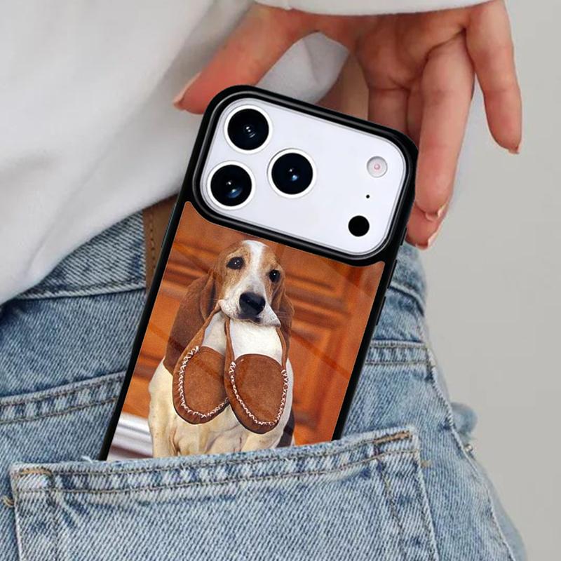 Basset Hound Dog Phone Case for iPhone 16e 15 14 13 12 17 Pro Max Plus Air 17pro Cover Coque iPhone17
Basset Hound Dog Phone Case for iPhone 16e 15 14 13 12 17 Pro Max Plus Air 17pro Cover Coque iPhone17