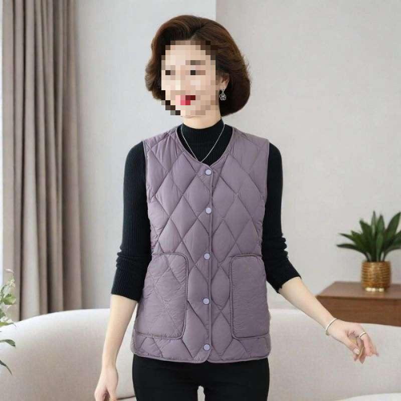 Stylish Plus Size Lightweight Sleeveless Cardigan for Middle-Aged and Elderly - Autumn/Winter Warm Vest M (up to 100 jin) фиолетовый
Stylish Plus Size Lightweight Sleeveless Cardigan for Middle-Aged and Elderly - Autumn/Winter Warm Vest M (up to 100 jin) фиолетовый