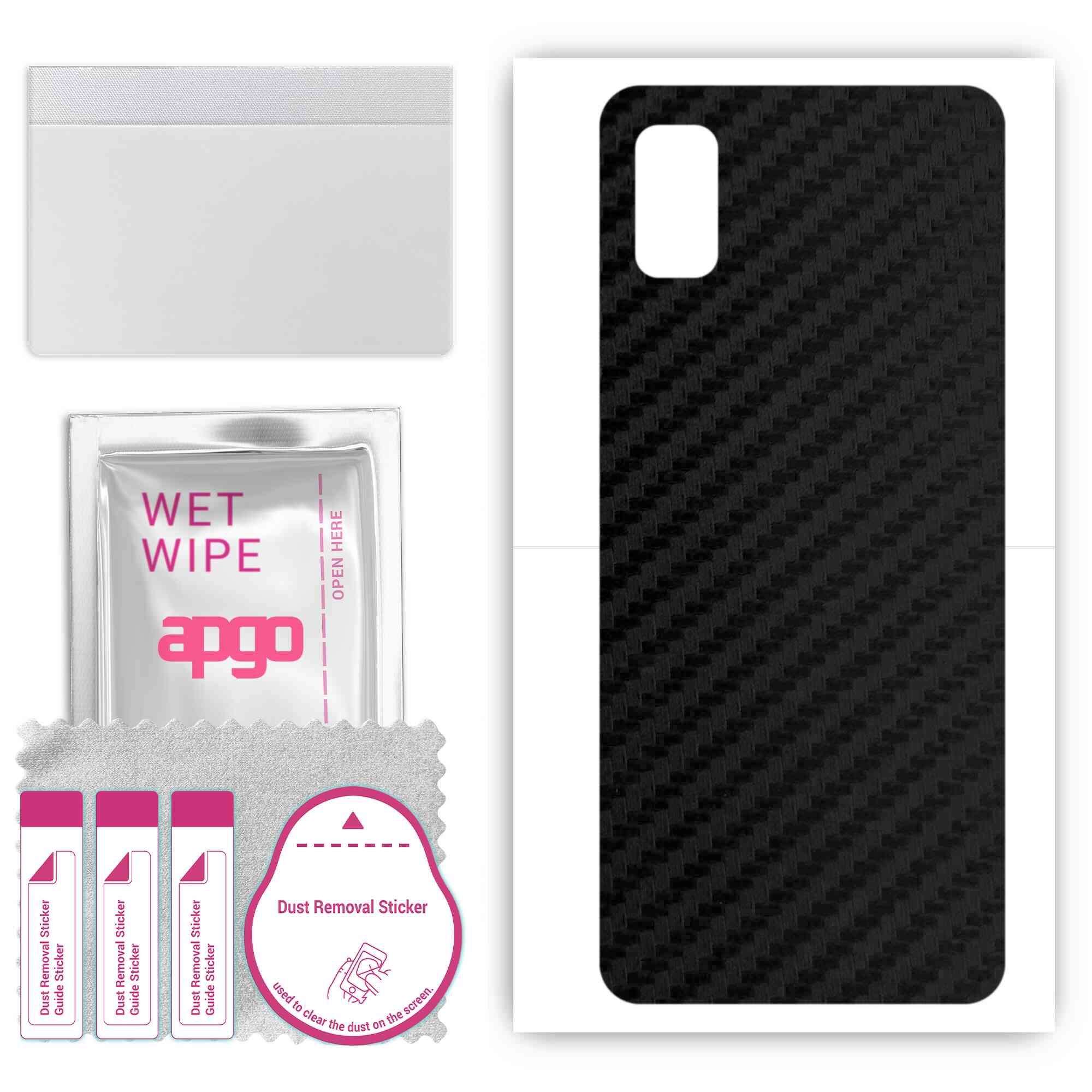 apgo Protective Skin Sticker for the back compatible with ZTE Optus X Delight, Wrap Film, Foil, Vinyl - Pattern Carbon Black
apgo Protective Skin Sticker for the back compatible with ZTE Optus X Delight, Wrap Film, Foil, Vinyl - Pattern Carbon Black