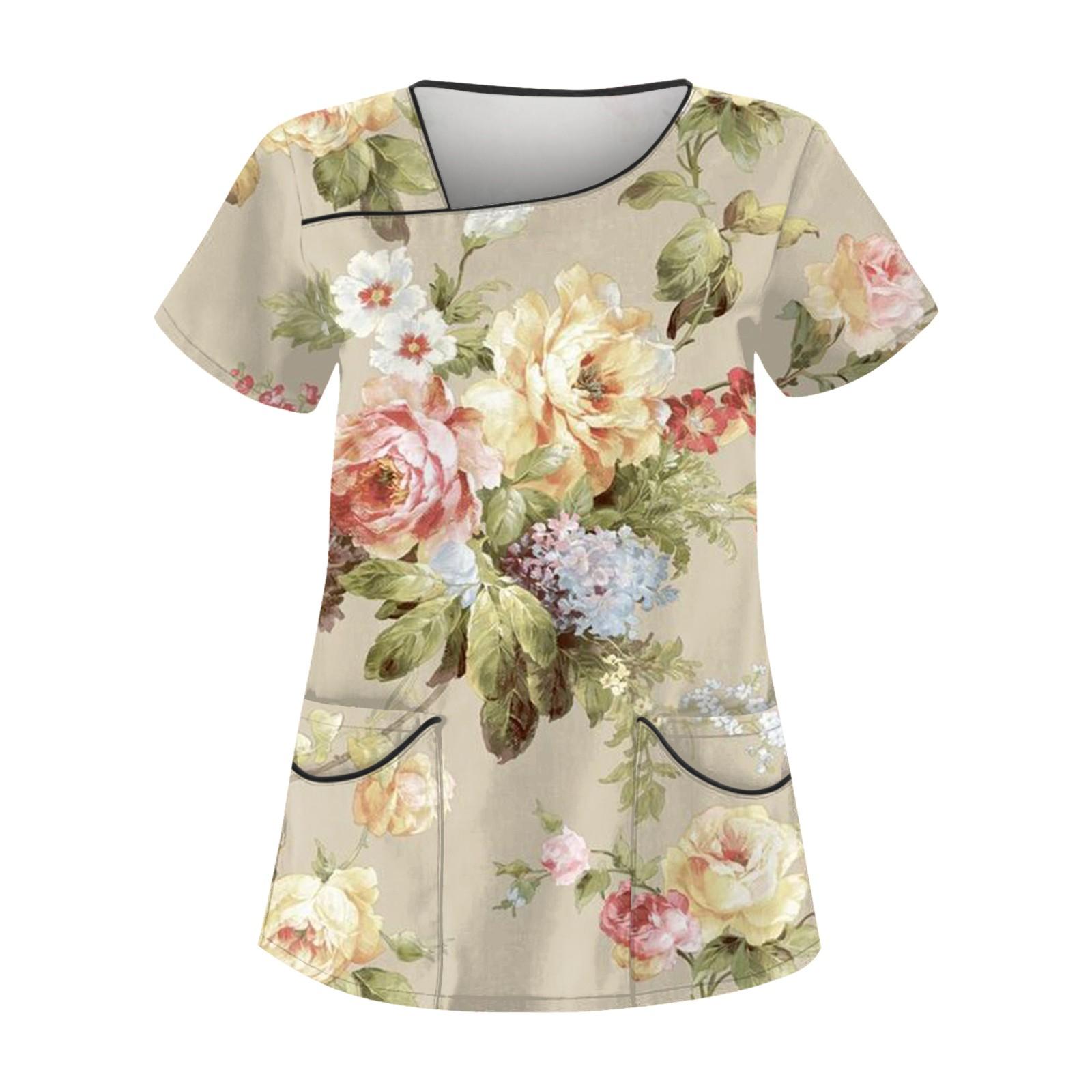 Женская повседневная рабочая одежда с короткими рукавами и принтом, топ с двойным карманом XXXL жёлтый
Женская повседневная рабочая одежда с короткими рукавами и принтом, топ с двойным карманом XXXL жёлтый