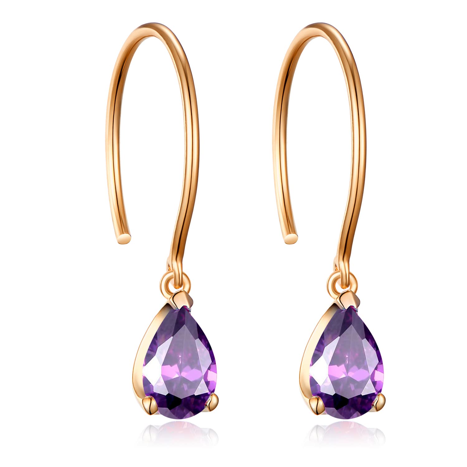 Серьги Agvana K18 из розового золота для натурального февраля 18 карат с крючком, рождественский подарок для упаковки, в комплекте для женщин, аметист, камень по месяцу рождения, серьги, висячие,
Серьги Agvana K18 из розового золота для натурального февраля 18 карат с крючком, рождественский подарок для упаковки, в комплекте для женщин, аметист, камень по месяцу рождения, серьги, висячие,
