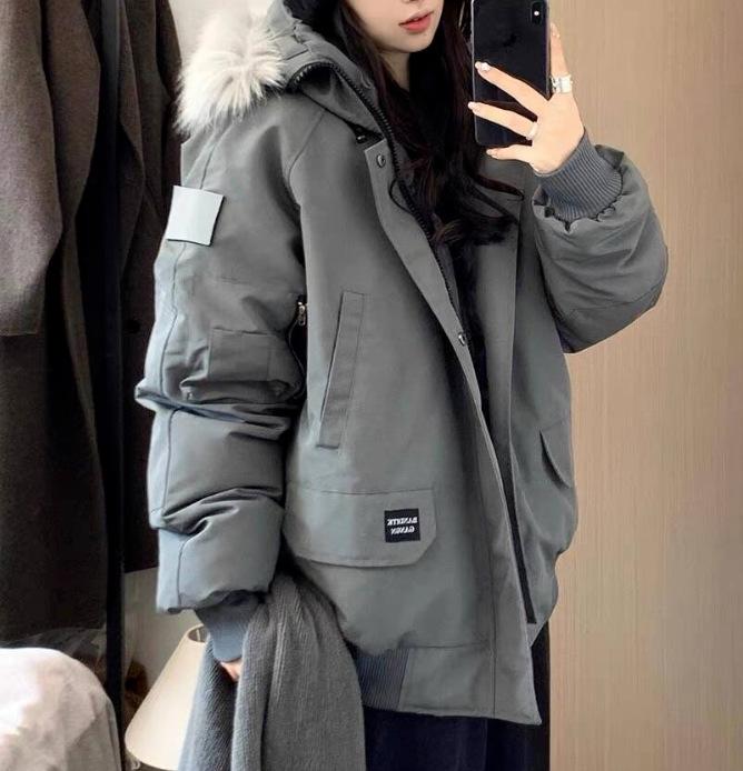 Unisex Thickened Warm Cotton Jacket with Fur Collar for Autumn and Winter M сірий колір
Unisex Thickened Warm Cotton Jacket with Fur Collar for Autumn and Winter M сірий колір