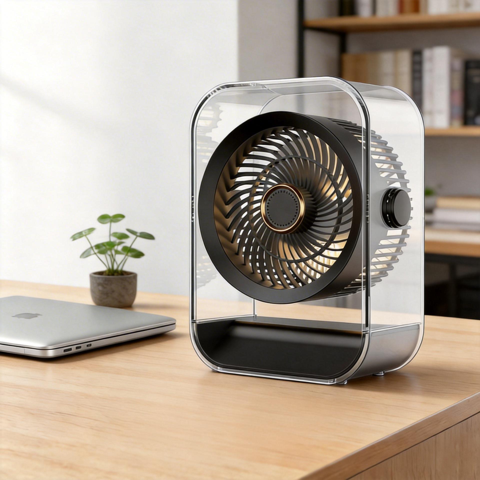 Eslite USB Rechargeable Desktop Fan - High Power Circulation for Home, Dorm, or Office Plug-in with 1200mAh Battery чёрный
Eslite USB Rechargeable Desktop Fan - High Power Circulation for Home, Dorm, or Office Plug-in with 1200mAh Battery чёрный