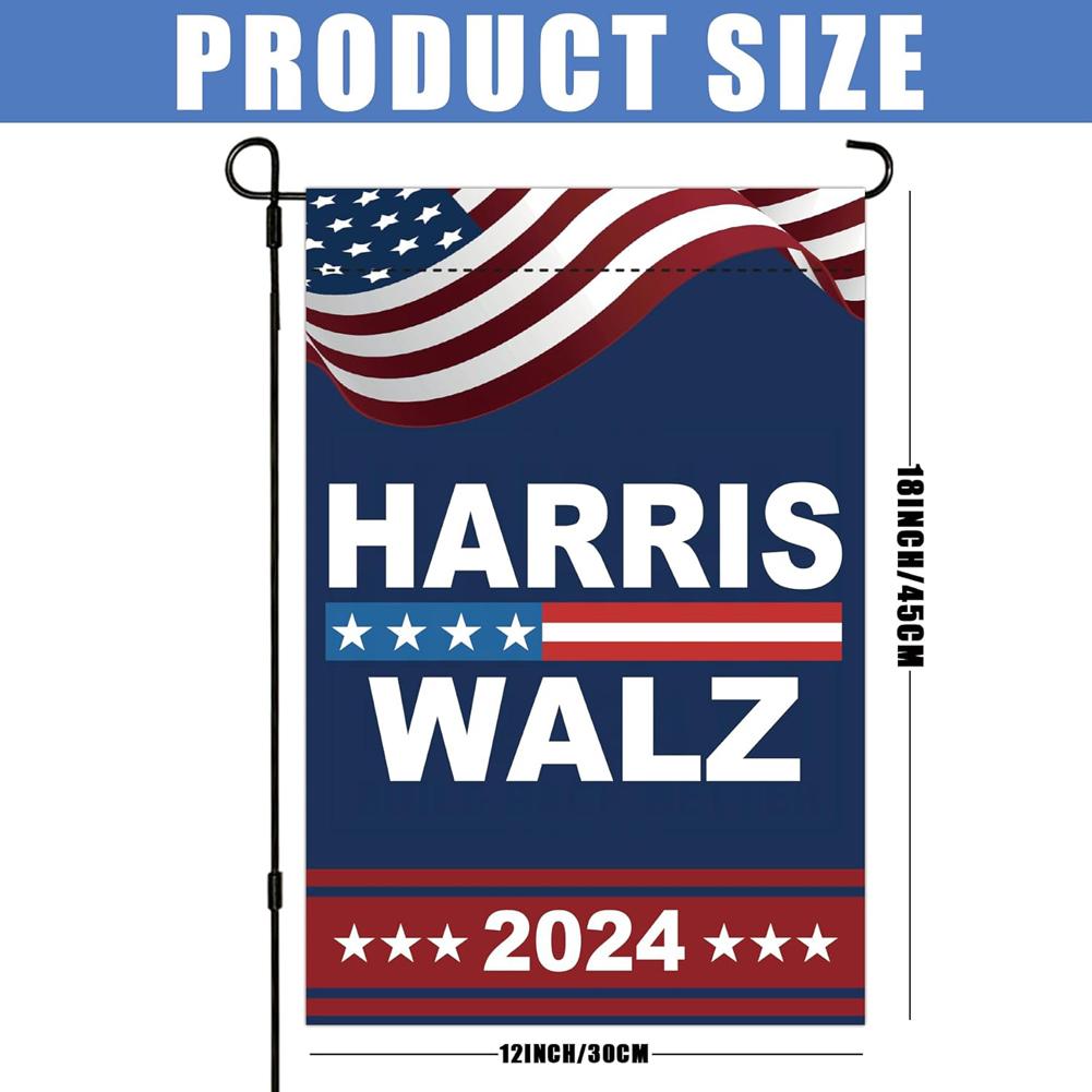12 X 18 Inch Kamala Harris 2024 Flag with Vivid Color Harris for President Flag Patriotic Flag for Garden Lawn Yard Home Decor
12 X 18 Inch Kamala Harris 2024 Flag with Vivid Color Harris for President Flag Patriotic Flag for Garden Lawn Yard Home Decor