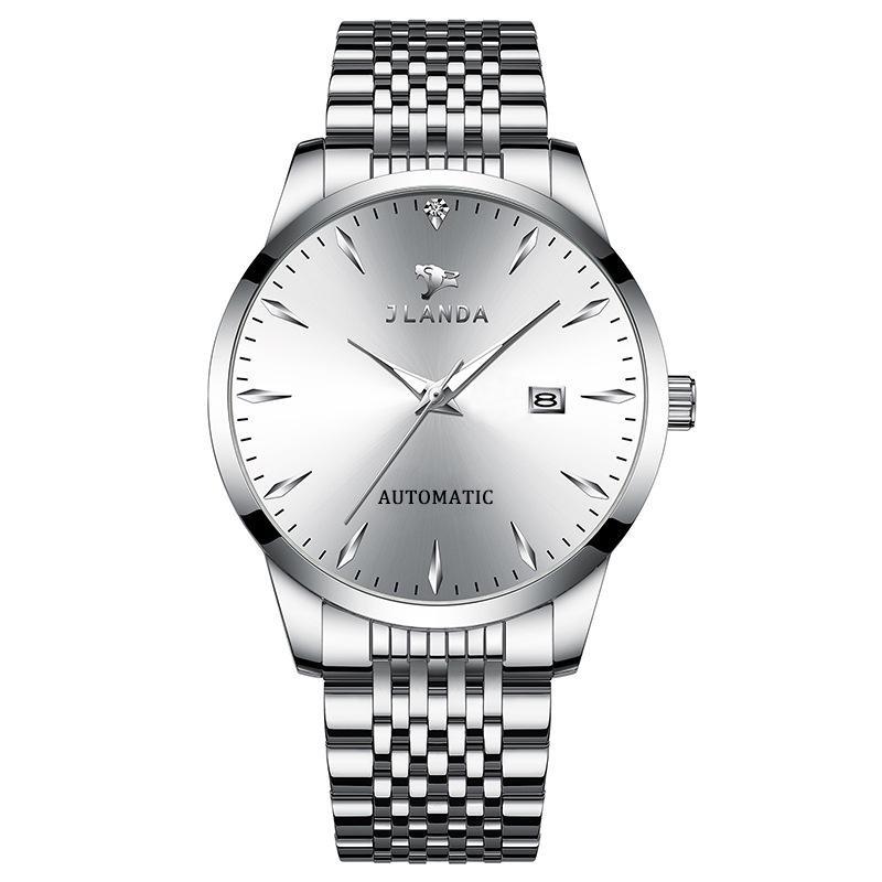 Classic Mens Mechanical Watch Elegant Two-Tone Gold/Silver Stainless Steel Watch Waterproof Luminous серебряный
Classic Mens Mechanical Watch Elegant Two-Tone Gold/Silver Stainless Steel Watch Waterproof Luminous серебряный