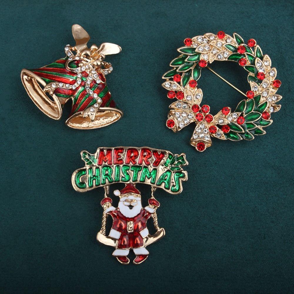Korean Style Enamel Rhinestone Brooches Badge Christmas Tree Brooch Cute Christmas Brooch Women
Korean Style Enamel Rhinestone Brooches Badge Christmas Tree Brooch Cute Christmas Brooch Women