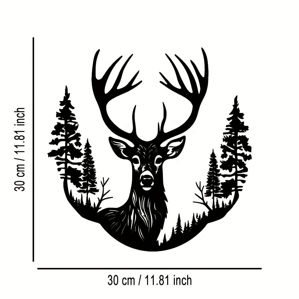 1pc Metal Deer Head Wall Art, Christmas Minimalist Plaque for Office Living Room Bedroom Patio Kitchen Garden Cafe Shop Lobby чорний
1pc Metal Deer Head Wall Art, Christmas Minimalist Plaque for Office Living Room Bedroom Patio Kitchen Garden Cafe Shop Lobby чорний