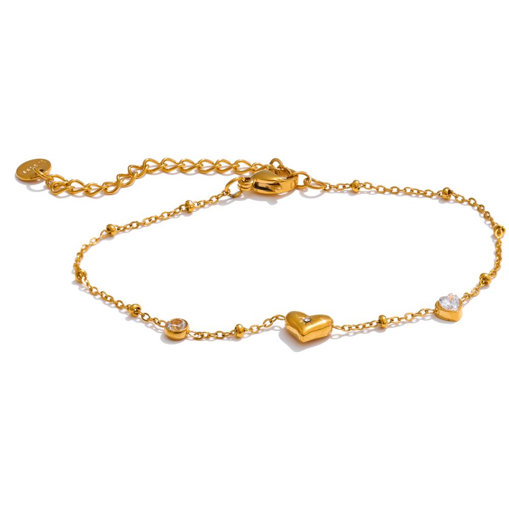 Yhpup Exquisite Stainless Steel Zircon Heart Love Chain Bracelet Bangle for Women Rust Proof Charm Wrist Jewelry Accessories
Yhpup Exquisite Stainless Steel Zircon Heart Love Chain Bracelet Bangle for Women Rust Proof Charm Wrist Jewelry Accessories
