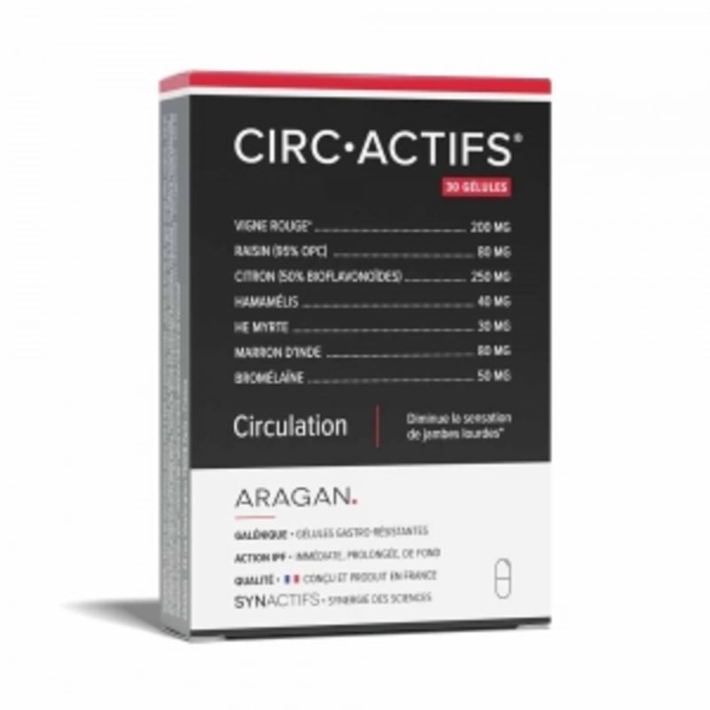 Aragan CircActifs Circulation 30 Capsules
Aragan CircActifs Circulation 30 Capsules