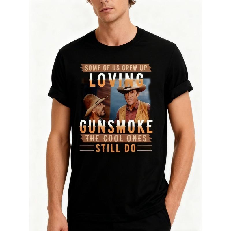 European sizes VAdd Men s Black Fashion Street T-shirts printed with some of us are cool people who grew up watching Gun Smoke 4XL чорний
European sizes VAdd Men s Black Fashion Street T-shirts printed with some of us are cool people who grew up watching Gun Smoke 4XL чорний