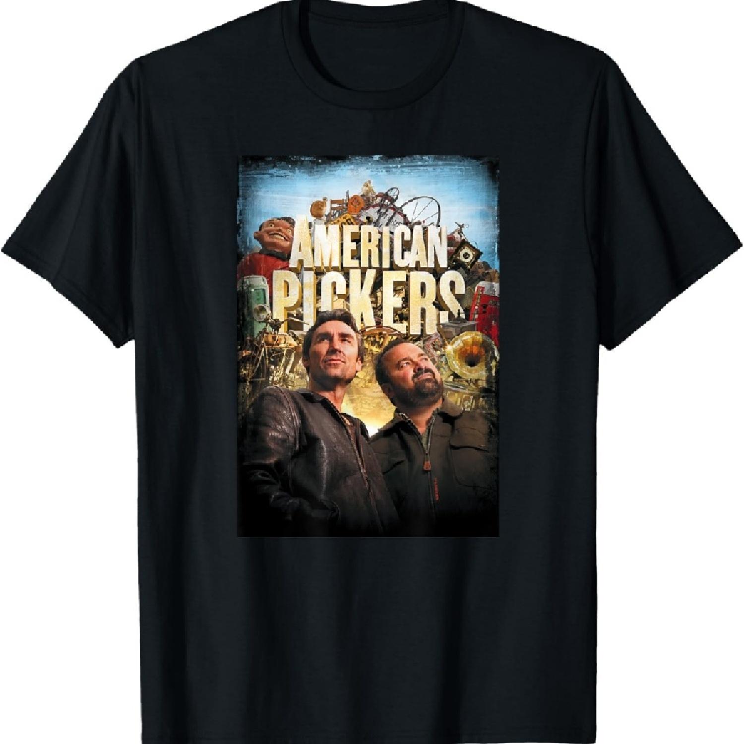 HISTORY American Pickers Distressed Unisex Adult Black Modern Letter Print Short Sleeve T-Shirt XXXXXL чорний
HISTORY American Pickers Distressed Unisex Adult Black Modern Letter Print Short Sleeve T-Shirt XXXXXL чорний