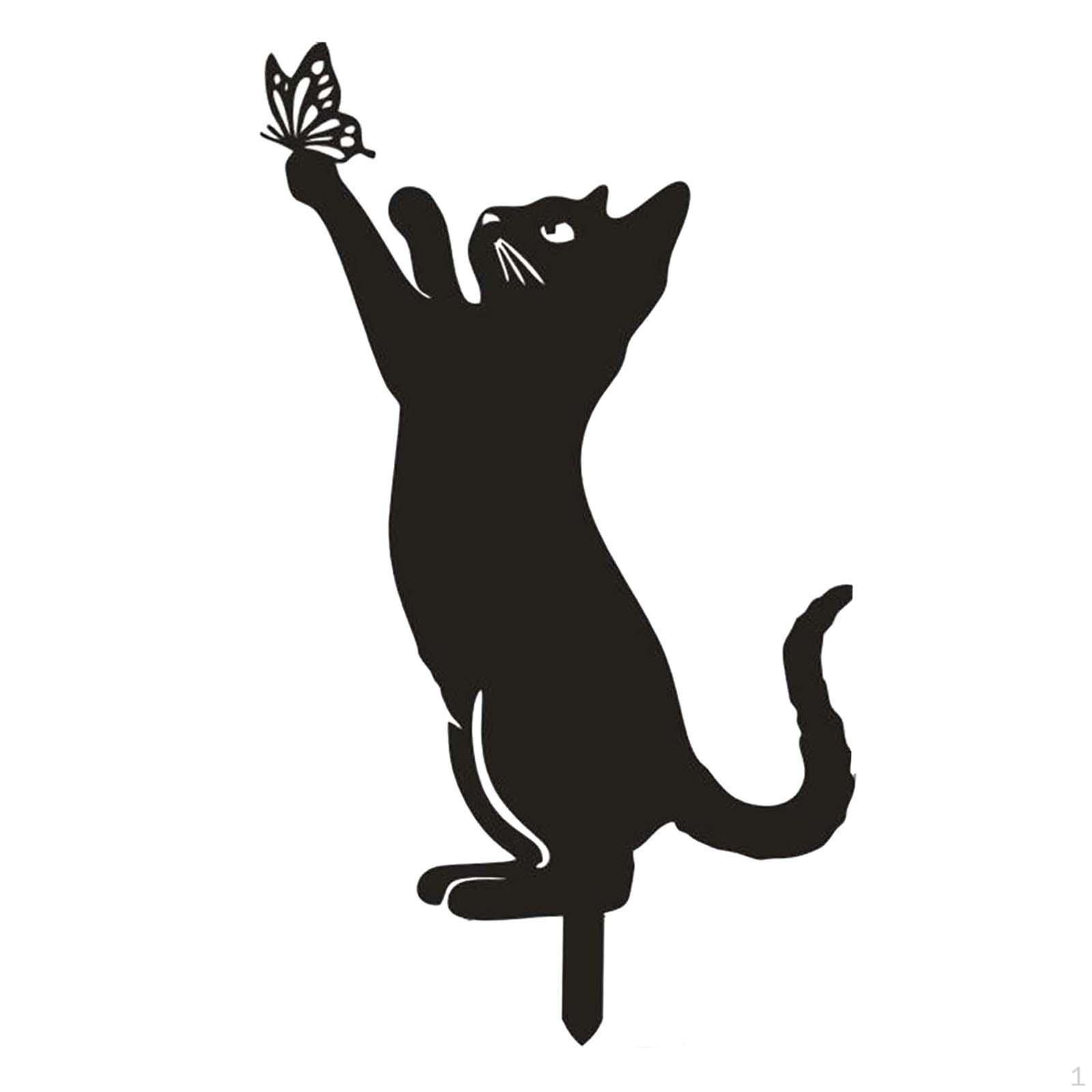Black Cat Stake Garden Statue Decorative Animal for Style A
Black Cat Stake Garden Statue Decorative Animal for Style A