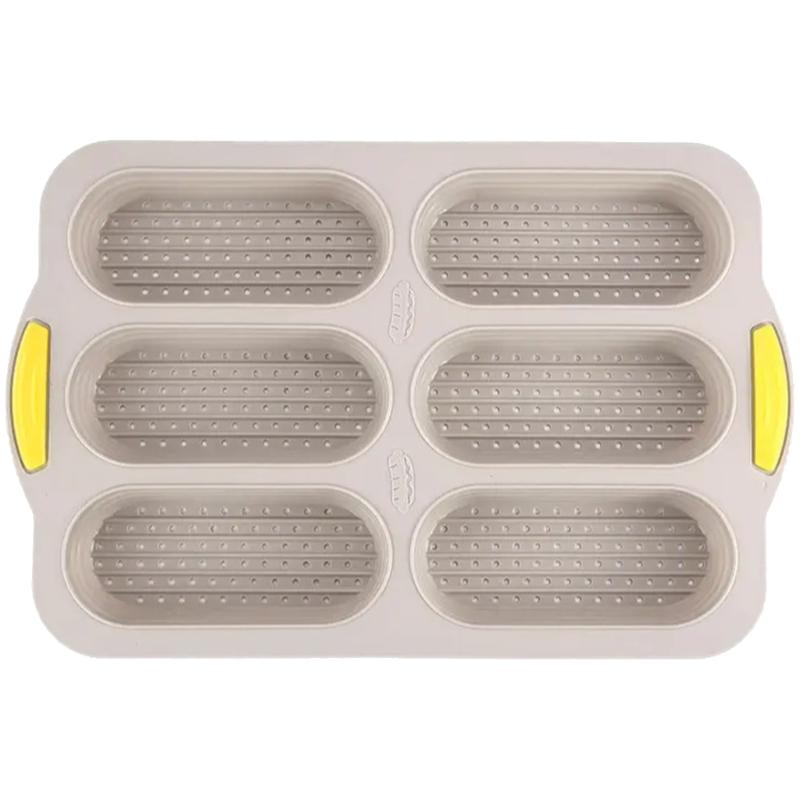 Durable 6 Unit Silicone Cake And Hot Dog Molds Dishwasher Safe Durable Kitchen Bakewares For Hassle Release Cleaning коричневий
Durable 6 Unit Silicone Cake And Hot Dog Molds Dishwasher Safe Durable Kitchen Bakewares For Hassle Release Cleaning коричневий