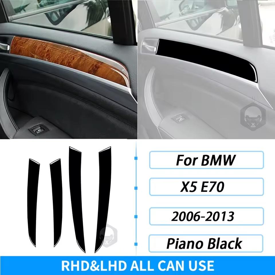 Для BMW X5 E70 2006-2013 Piano Black дверна панель автомобіля Декоративна смуга Start Stop Switch Cover Suit Interior Accessoriers Sticker 4 Pcs
Для BMW X5 E70 2006-2013 Piano Black дверна панель автомобіля Декоративна смуга Start Stop Switch Cover Suit Interior Accessoriers Sticker 4 Pcs