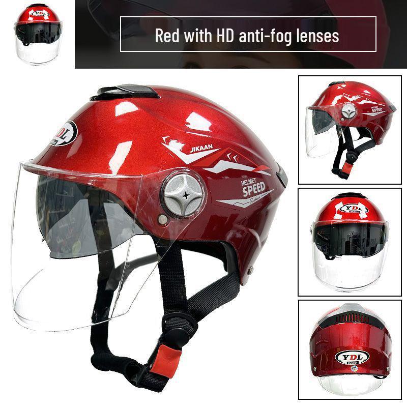3C Certified Unisex Motorcycle Half-Helmet with Ear Protection, Detachable Safety Features, Adjustable Fit for Summer Riding
3C Certified Unisex Motorcycle Half-Helmet with Ear Protection, Detachable Safety Features, Adjustable Fit for Summer Riding