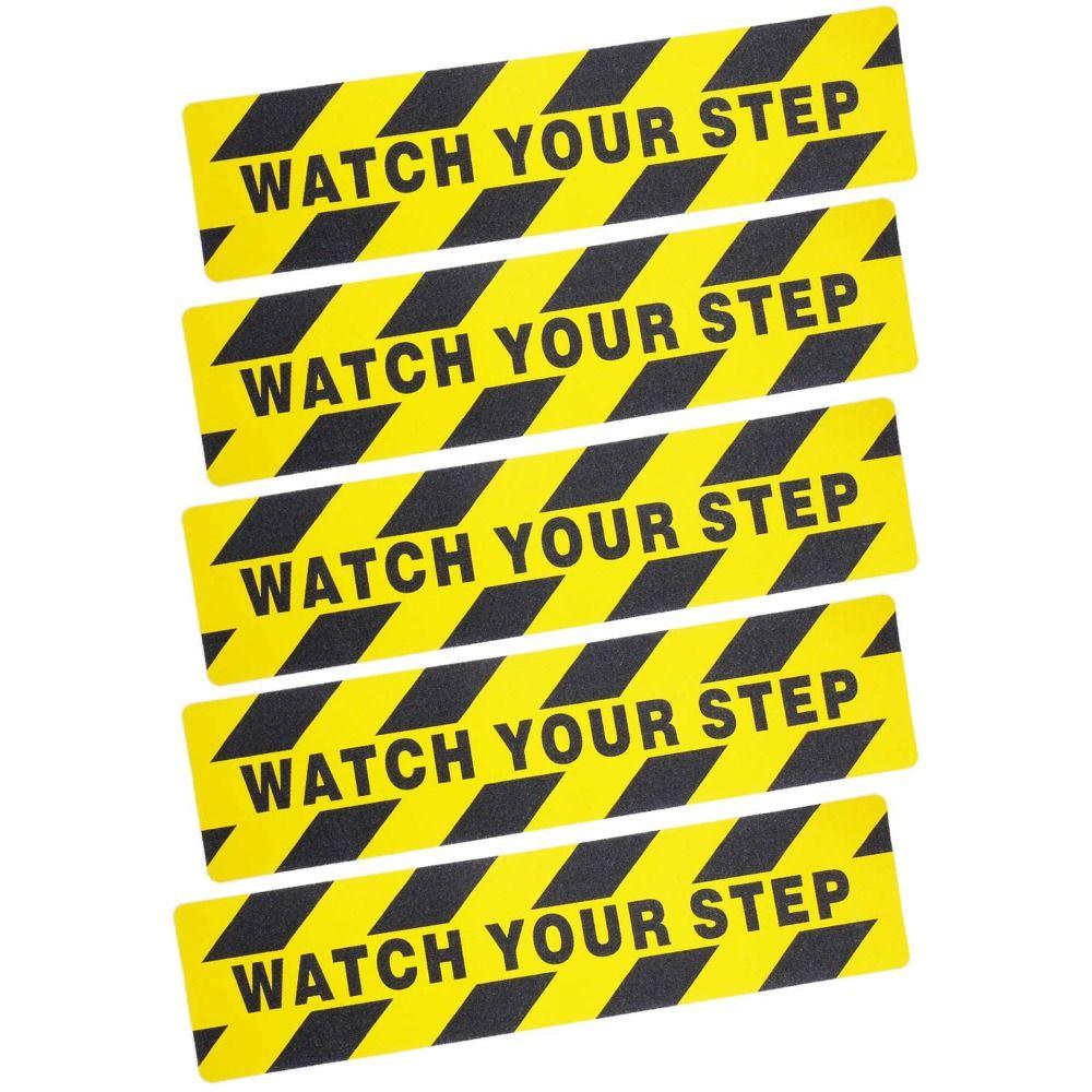 Multiple Uses Watch Your Step Warning Sticker Floor Decals Stickers 6 x 24 Inch Adhesive Tape
Multiple Uses Watch Your Step Warning Sticker Floor Decals Stickers 6 x 24 Inch Adhesive Tape
