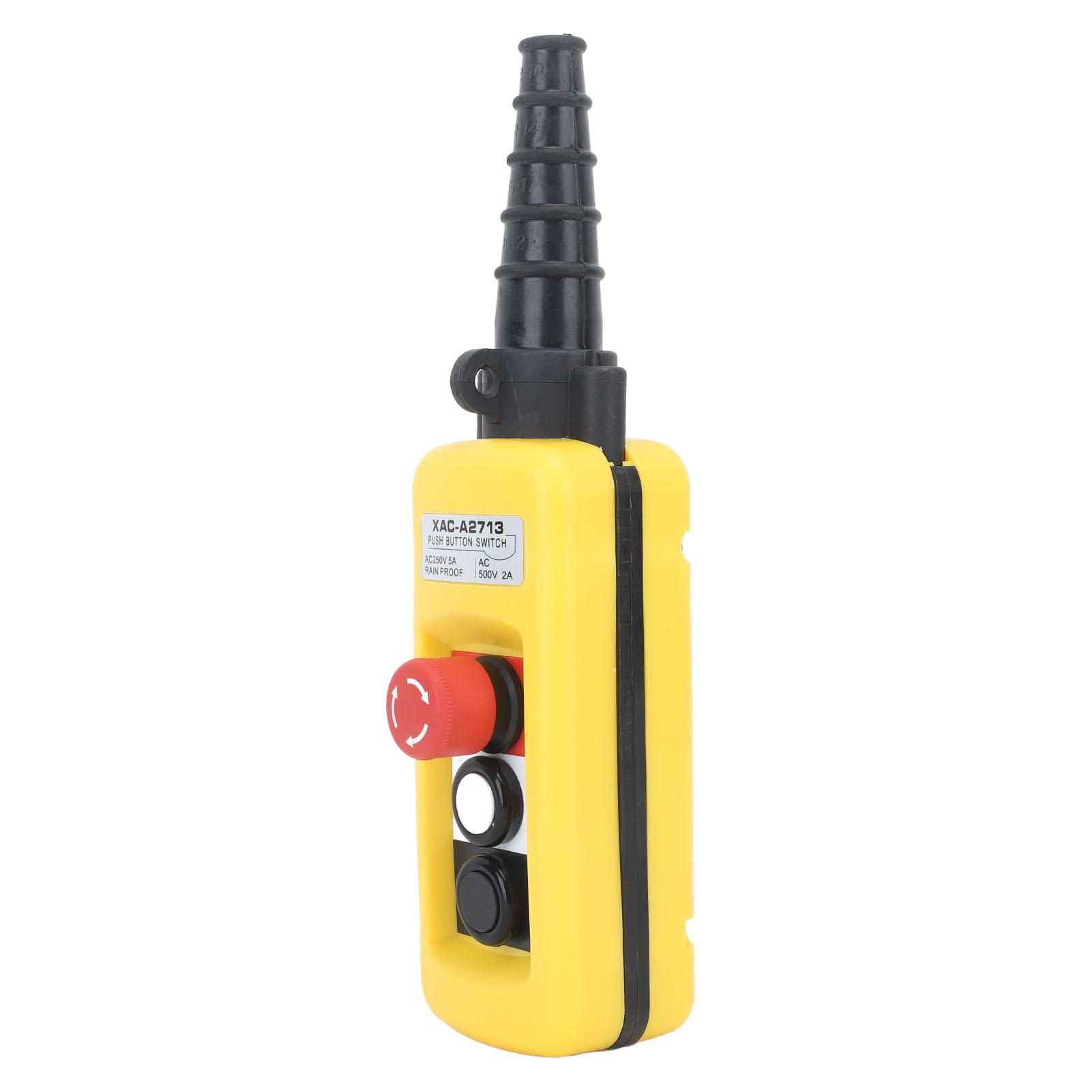 AC250V 5A AC500V 2A Кнопковий перемикач керування таллю крана одношвидкісний 2 кнопки з
AC250V 5A AC500V 2A Кнопковий перемикач керування таллю крана одношвидкісний 2 кнопки з