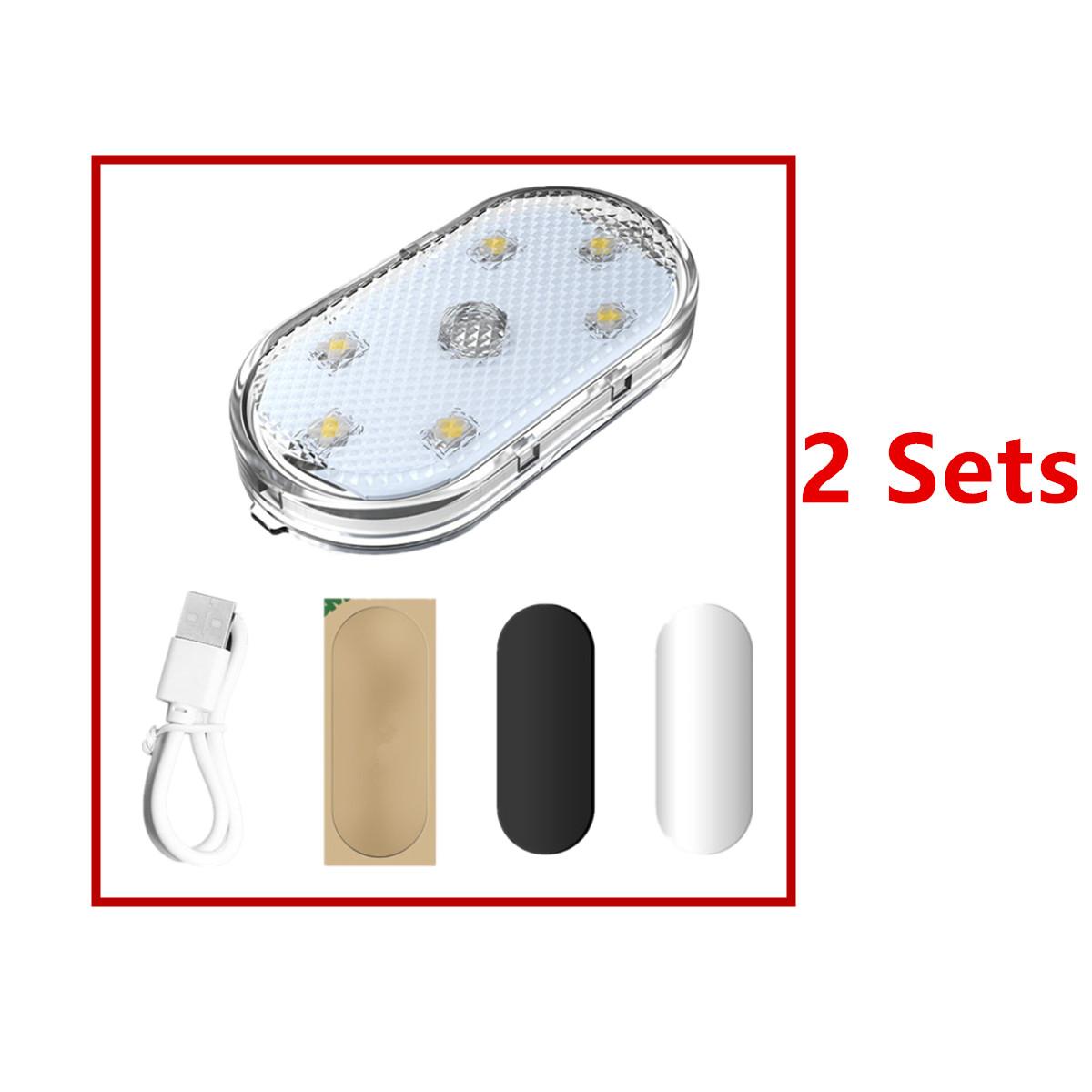 2 Miniature LED Sensor Lights for Car Interior with Magnetic mount, usb connector, card, dome, reading light, white color
2 Miniature LED Sensor Lights for Car Interior with Magnetic mount, usb connector, card, dome, reading light, white color