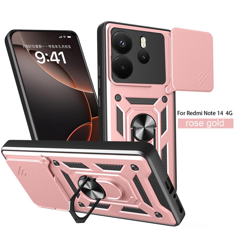 For Xiaomi Redmi Note 14 4G Case Armor Shockproof Slide Camera Protector Cover For Redmy Note14 4G Magnet Car Holder Ring Case Redmi Note 14 4G (Global)
For Xiaomi Redmi Note 14 4G Case Armor Shockproof Slide Camera Protector Cover For Redmy Note14 4G Magnet Car Holder Ring Case Redmi Note 14 4G (Global)