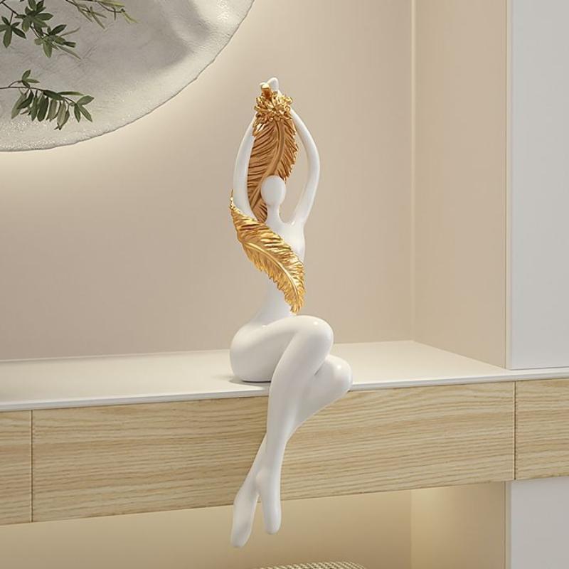 Morden Character Figurines Unique Creative Art Sitting Posture Figurine Entrance Luxury Ornaments Home Cabinet Table Decoration белый
Morden Character Figurines Unique Creative Art Sitting Posture Figurine Entrance Luxury Ornaments Home Cabinet Table Decoration белый
