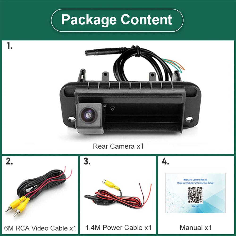 AHD 1080P Reverse Backup Trunk Handle Camera For Benz C Class C180 C200 C260 MB W204 W205 S204 W212
AHD 1080P Reverse Backup Trunk Handle Camera For Benz C Class C180 C200 C260 MB W204 W205 S204 W212