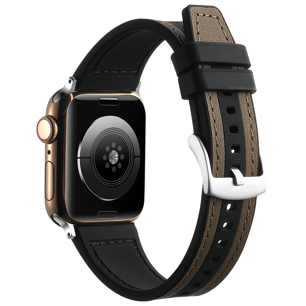 Ремінець для Apple Watch Series 10 42mm/9 8 7 41mm/SE (2023) SE (2022) SE 6 5 4 40мм/3 2 1 38мм Ремінець для годинника Спортивний стиль Tan Black
Ремінець для Apple Watch Series 10 42mm/9 8 7 41mm/SE (2023) SE (2022) SE 6 5 4 40мм/3 2 1 38мм Ремінець для годинника Спортивний стиль Tan Black