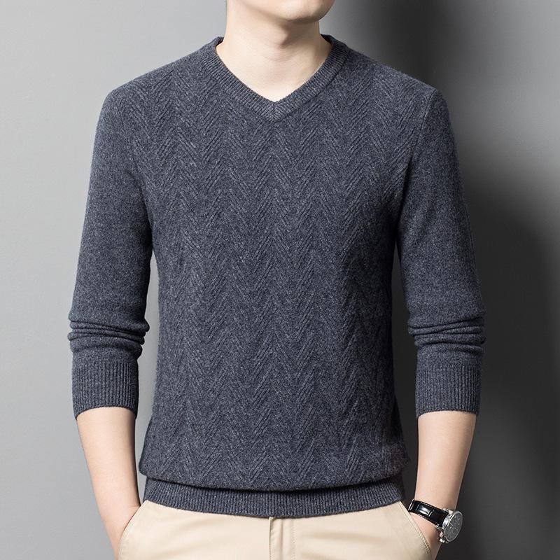 Men s Winter Thick Warm 100% Wool V-Neck Sweater M
Men s Winter Thick Warm 100% Wool V-Neck Sweater M