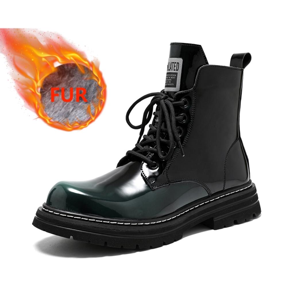 Модные мужские ботинки, зимние теплые, плюшевые, повседневные, кожаные ботинки, модные, в британском стиле, нескользящие, на толстой подошве, высокие, моторизованные ботинки 44
Модные мужские ботинки, зимние теплые, плюшевые, повседневные, кожаные ботинки, модные, в британском стиле, нескользящие, на толстой подошве, высокие, моторизованные ботинки 44