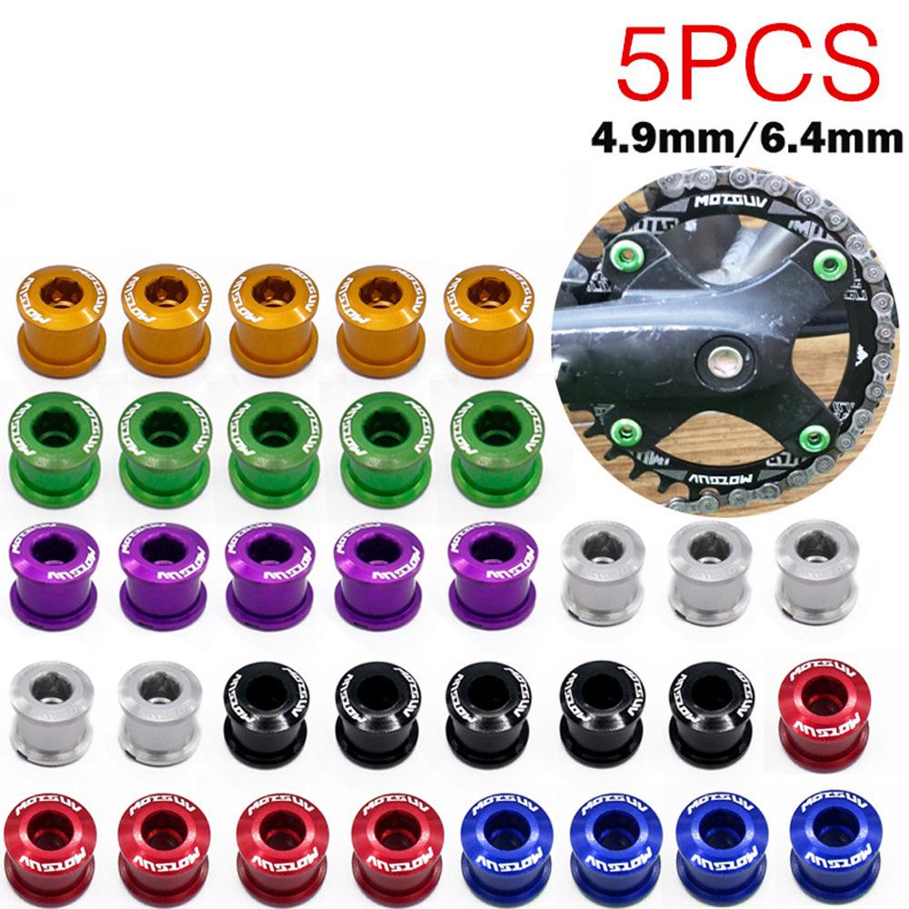 Aluminum Zinc Zinc Alloy Crankset Parts 7075 Crankset Bolt 4.9mm/6.4mm Chainring Wheel Bolt Bike Disc Screws black-4.9mm
Aluminum Zinc Zinc Alloy Crankset Parts 7075 Crankset Bolt 4.9mm/6.4mm Chainring Wheel Bolt Bike Disc Screws black-4.9mm