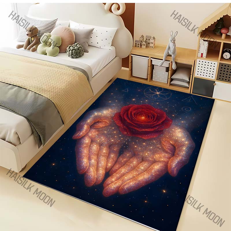 Multi Size Mysterious Hand Flower Carpet for Living Room Bedroom Bedside Floor Mat Sofa Table Area Rugs Home Decor 40x60cm
Multi Size Mysterious Hand Flower Carpet for Living Room Bedroom Bedside Floor Mat Sofa Table Area Rugs Home Decor 40x60cm