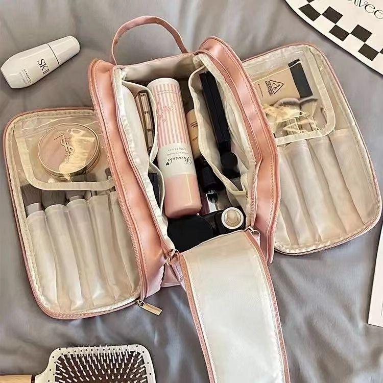 Xiaohongshu Popular Large-Capacity Double-Opening Travel Makeup and Toiletry Bag Double Zipper, Dirt-resistant, Three Compartments
Xiaohongshu Popular Large-Capacity Double-Opening Travel Makeup and Toiletry Bag Double Zipper, Dirt-resistant, Three Compartments