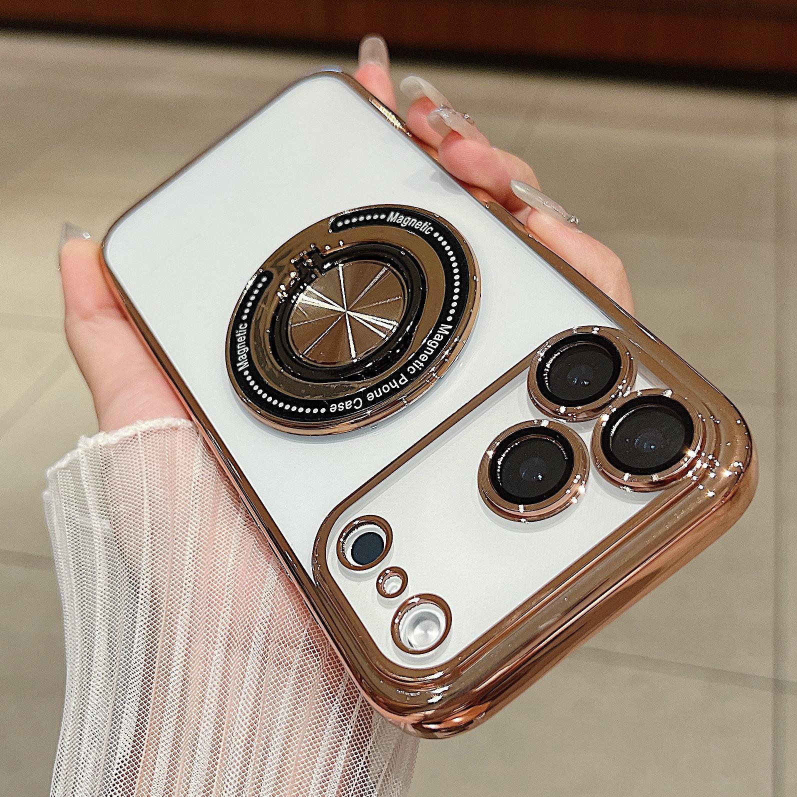 Чехол-подставка с магнитным кольцом для iPhone 17 Pro Max с гальваническим прозрачным дизайном и защитной пленкой для объективов Apple 16 17 PRO
Чехол-подставка с магнитным кольцом для iPhone 17 Pro Max с гальваническим прозрачным дизайном и защитной пленкой для объективов Apple 16 17 PRO