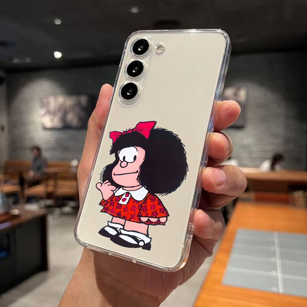 Funny Girl M-Mafalda Phone Case For SamsungA10 A12 A31 A40 A70 Transparent Cover Case Samsung a50 30s 50s
Funny Girl M-Mafalda Phone Case For SamsungA10 A12 A31 A40 A70 Transparent Cover Case Samsung a50 30s 50s