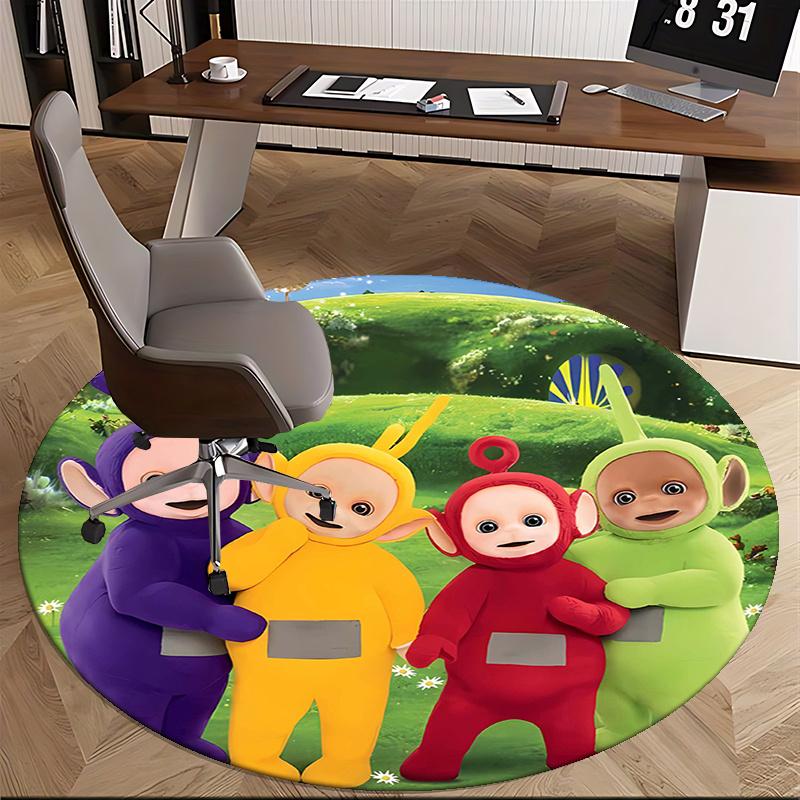 Teletubbies,Tinky Winky Chair mat Round Rug Office carpet, Machine Washable, Non slip, Suitable for Living Rooms, Bedrooms 150cm
Teletubbies,Tinky Winky Chair mat Round Rug Office carpet, Machine Washable, Non slip, Suitable for Living Rooms, Bedrooms 150cm