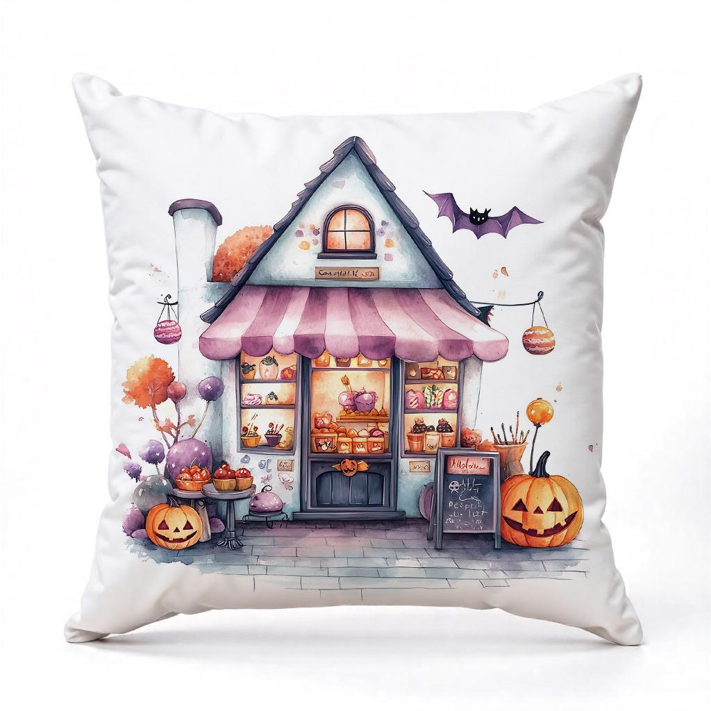 Halloween Cartoon House Pattern Decorative Throw Pillow Cover D Printed Polyester Sofa Cushion Case for Festive Home Decor 40cmx40cm
Halloween Cartoon House Pattern Decorative Throw Pillow Cover D Printed Polyester Sofa Cushion Case for Festive Home Decor 40cmx40cm
