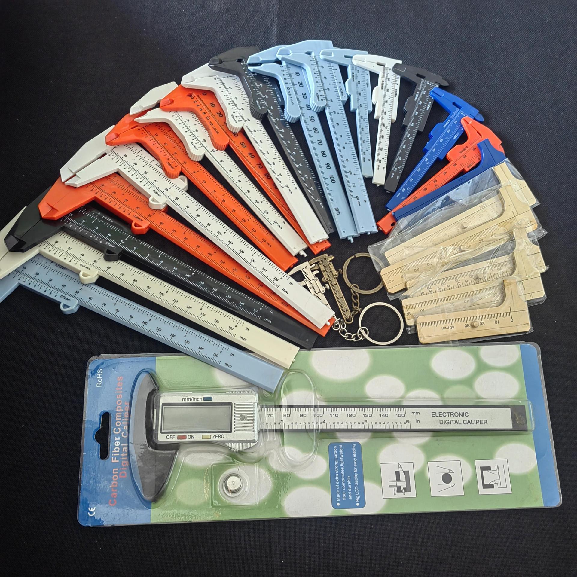 Copper, Plastic, Single/Double Scale, Wenwan, and Walnut Hand String Calipers Available
Copper, Plastic, Single/Double Scale, Wenwan, and Walnut Hand String Calipers Available
