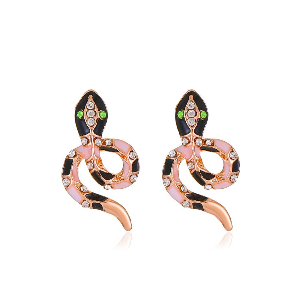 Creative Serpent Snake Earrings for Women Vintage Cool Cobra Animal Charm Zircon Earwear Femme Party Jewelry Accessories Gift
Creative Serpent Snake Earrings for Women Vintage Cool Cobra Animal Charm Zircon Earwear Femme Party Jewelry Accessories Gift