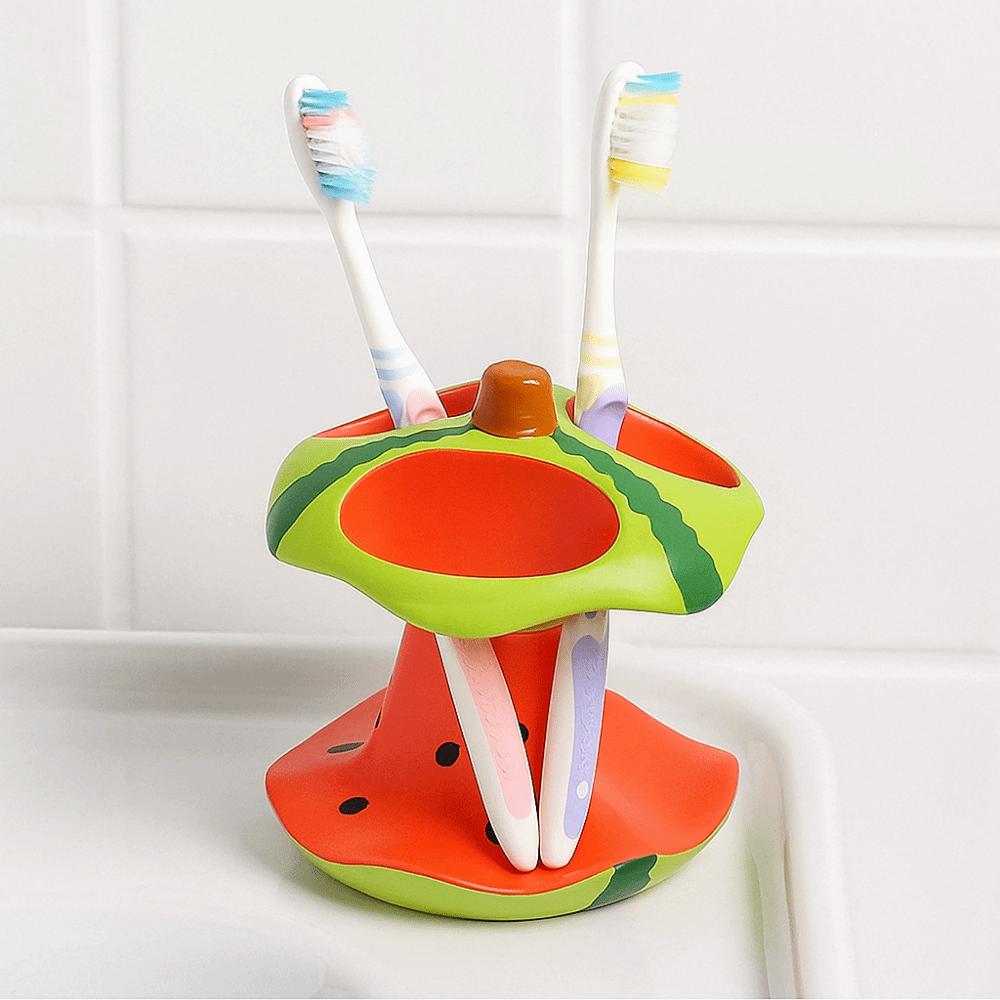 3 Holes Toothbrush Storage Rack Ceramic Makeup Brush Rack Electric Toothbrush Holder Bathroom Sink Watermelon
3 Holes Toothbrush Storage Rack Ceramic Makeup Brush Rack Electric Toothbrush Holder Bathroom Sink Watermelon