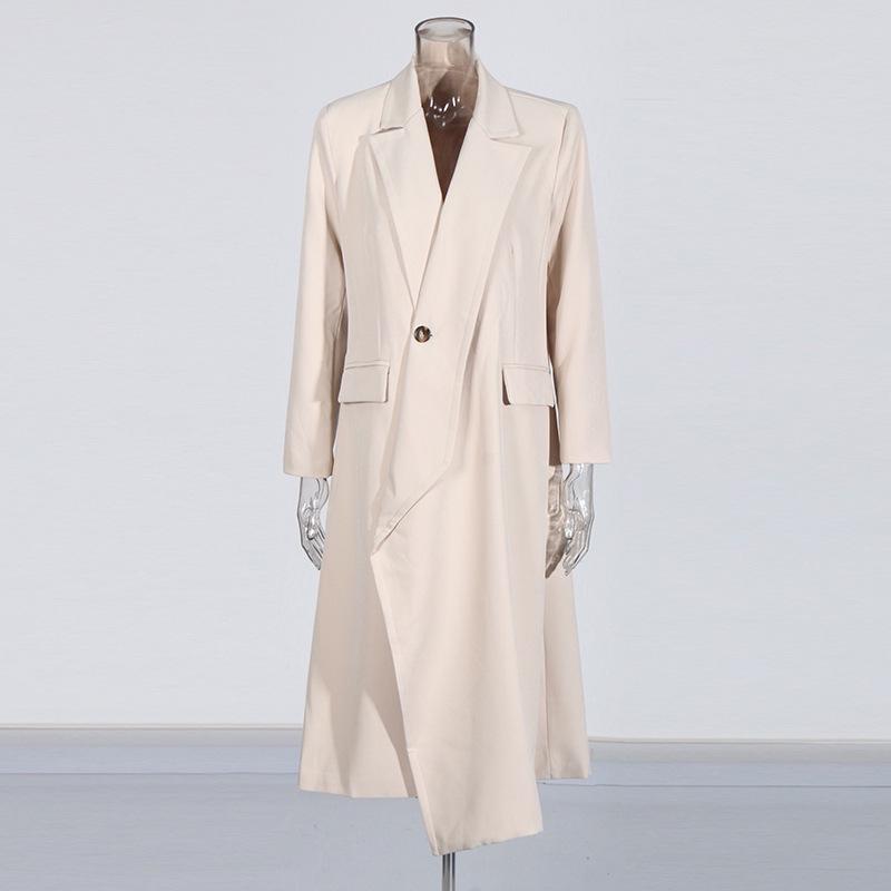 Корейский женский нестандартный длинный тренчкот Dongdaemun 2025 с дизайном на одной пуговице Small грязно-белый
Корейский женский нестандартный длинный тренчкот Dongdaemun 2025 с дизайном на одной пуговице Small грязно-белый