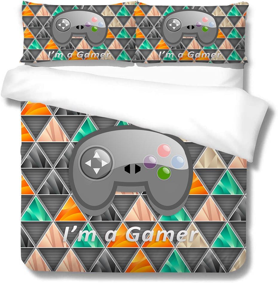 2,3 предмета Игровой комплект пододеяльника Galaxy для мальчиков, Покрывало с видеоиграми Звездное небо, Дизайн Playstation, Постельное белье для подростка EU single(135x200cm)
2,3 предмета Игровой комплект пододеяльника Galaxy для мальчиков, Покрывало с видеоиграми Звездное небо, Дизайн Playstation, Постельное белье для подростка EU single(135x200cm)