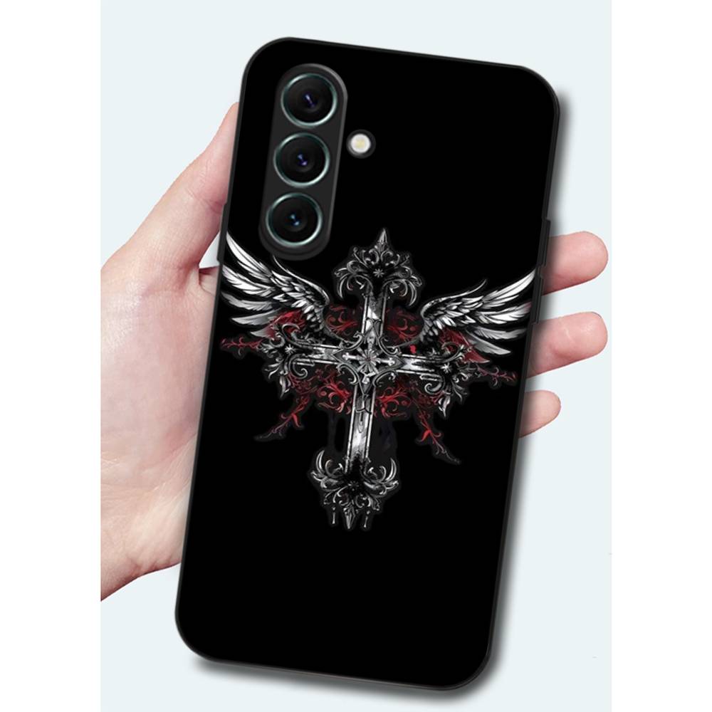 Gothic Cyber Sigil Cross Phone Case For Samsung S 24 fe 25 Ultra plus 20 lite 21 30 22 23 24 22 Ultra 5G Fundas Samsung S22Plus 5G
Gothic Cyber Sigil Cross Phone Case For Samsung S 24 fe 25 Ultra plus 20 lite 21 30 22 23 24 22 Ultra 5G Fundas Samsung S22Plus 5G