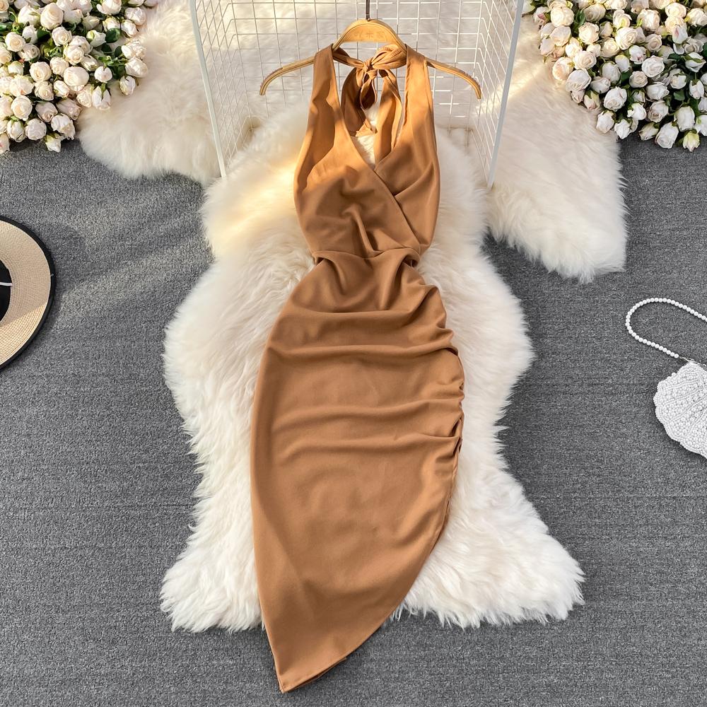 RUGOD Лето Сексуальный V-образный вырез Halterneck Без рукавов Без рукавов Slim Fit и Irregular Hip Dress
RUGOD Лето Сексуальный V-образный вырез Halterneck Без рукавов Без рукавов Slim Fit и Irregular Hip Dress