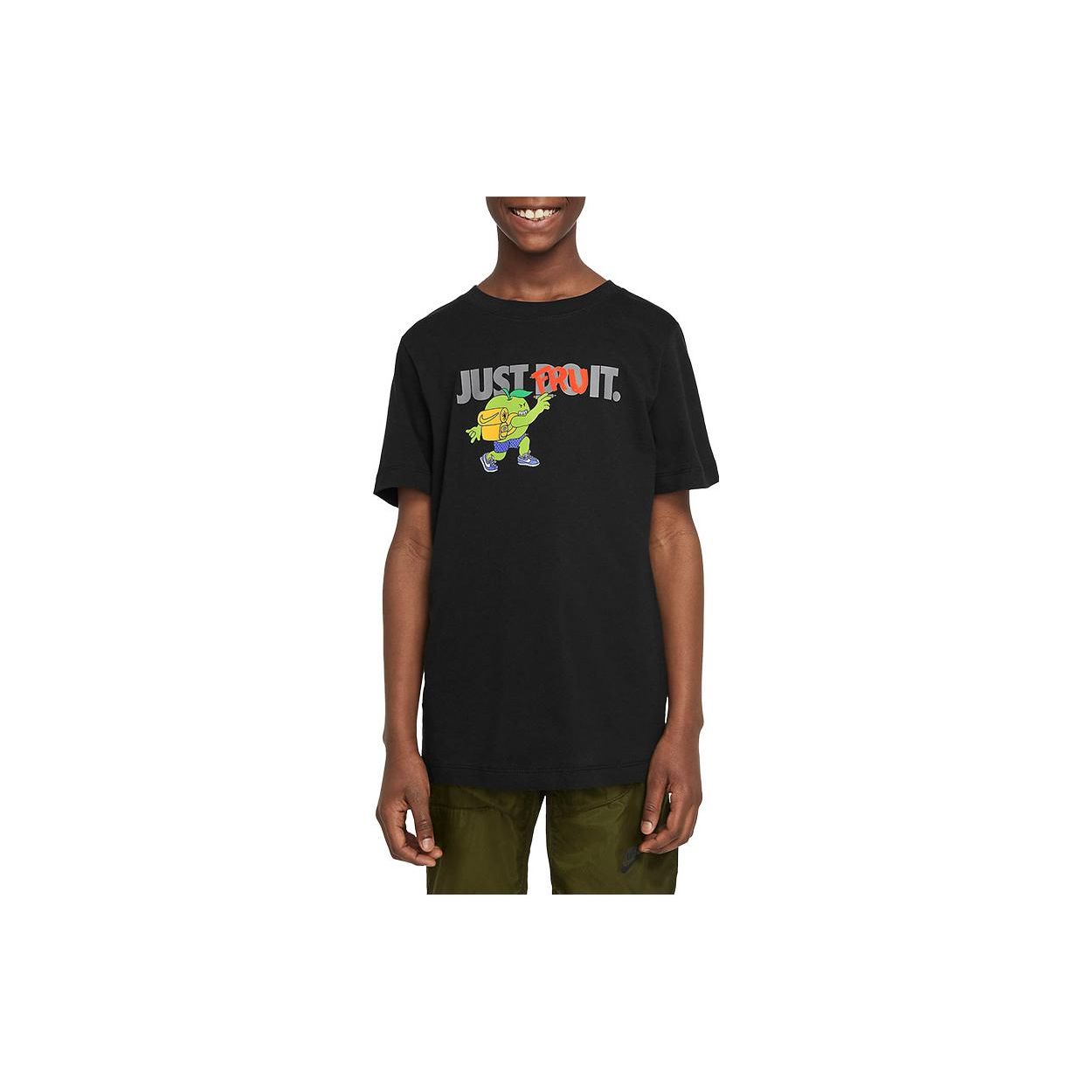 Nike Cartoon Letter Print Round Neck Short Sleeve T-Shirt Kids tops Black DQ3869-010 S
Nike Cartoon Letter Print Round Neck Short Sleeve T-Shirt Kids tops Black DQ3869-010 S