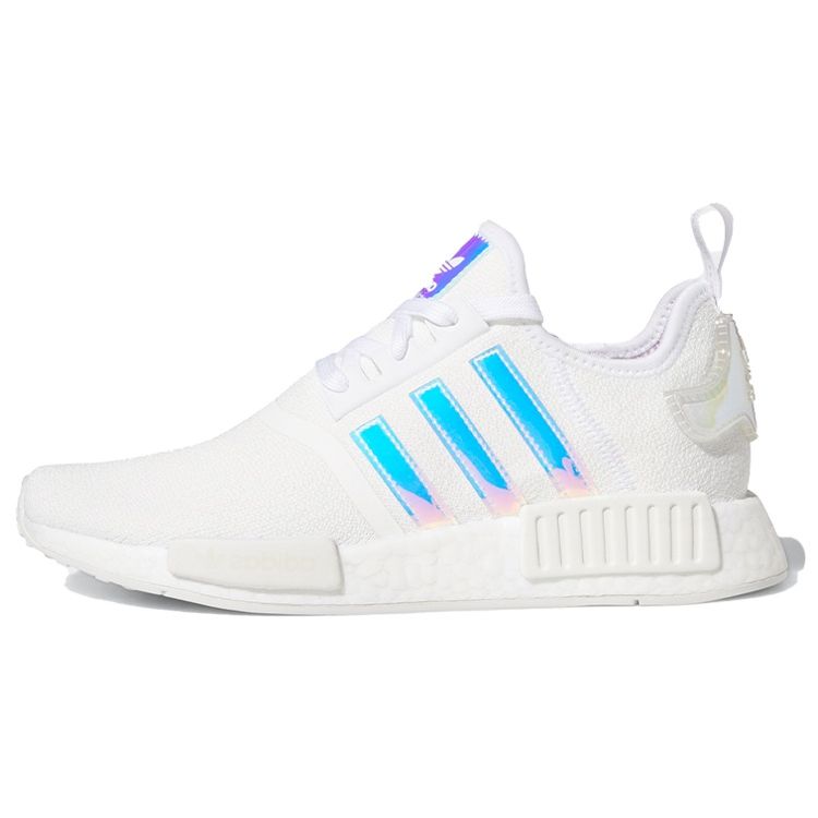Adidas NMD_R1 Белые переливающиеся женские кроссовки Cloud-White Silver-Metalic Поставщик-цвет FY1263
Adidas NMD_R1 Белые переливающиеся женские кроссовки Cloud-White Silver-Metalic Поставщик-цвет FY1263
