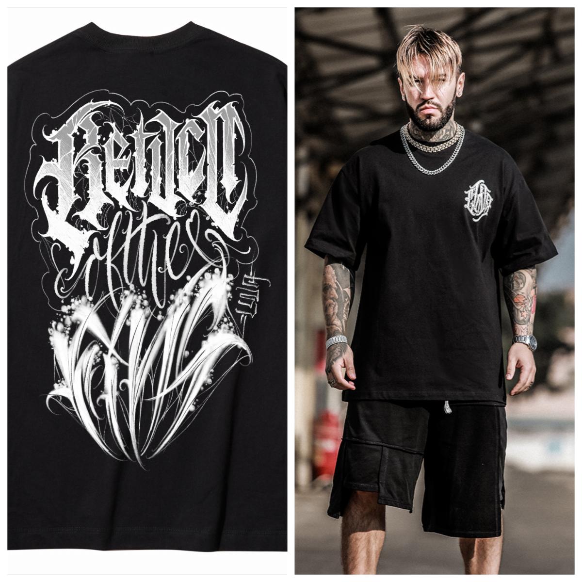 Chicano Flower Type Loose Gangster Shoulder Short Sleeve Crew Neck Trendy Hip Hop BboyT-Shirt Destroy Short Sleeve 3XL
Chicano Flower Type Loose Gangster Shoulder Short Sleeve Crew Neck Trendy Hip Hop BboyT-Shirt Destroy Short Sleeve 3XL