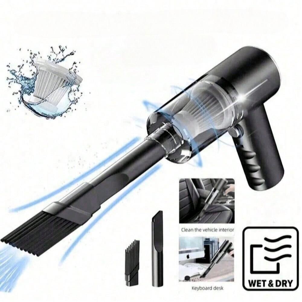 1pc 120W Powerful Dual-Use Wireless Vacuum Cleaner for Home & Car, Black чорний
1pc 120W Powerful Dual-Use Wireless Vacuum Cleaner for Home & Car, Black чорний