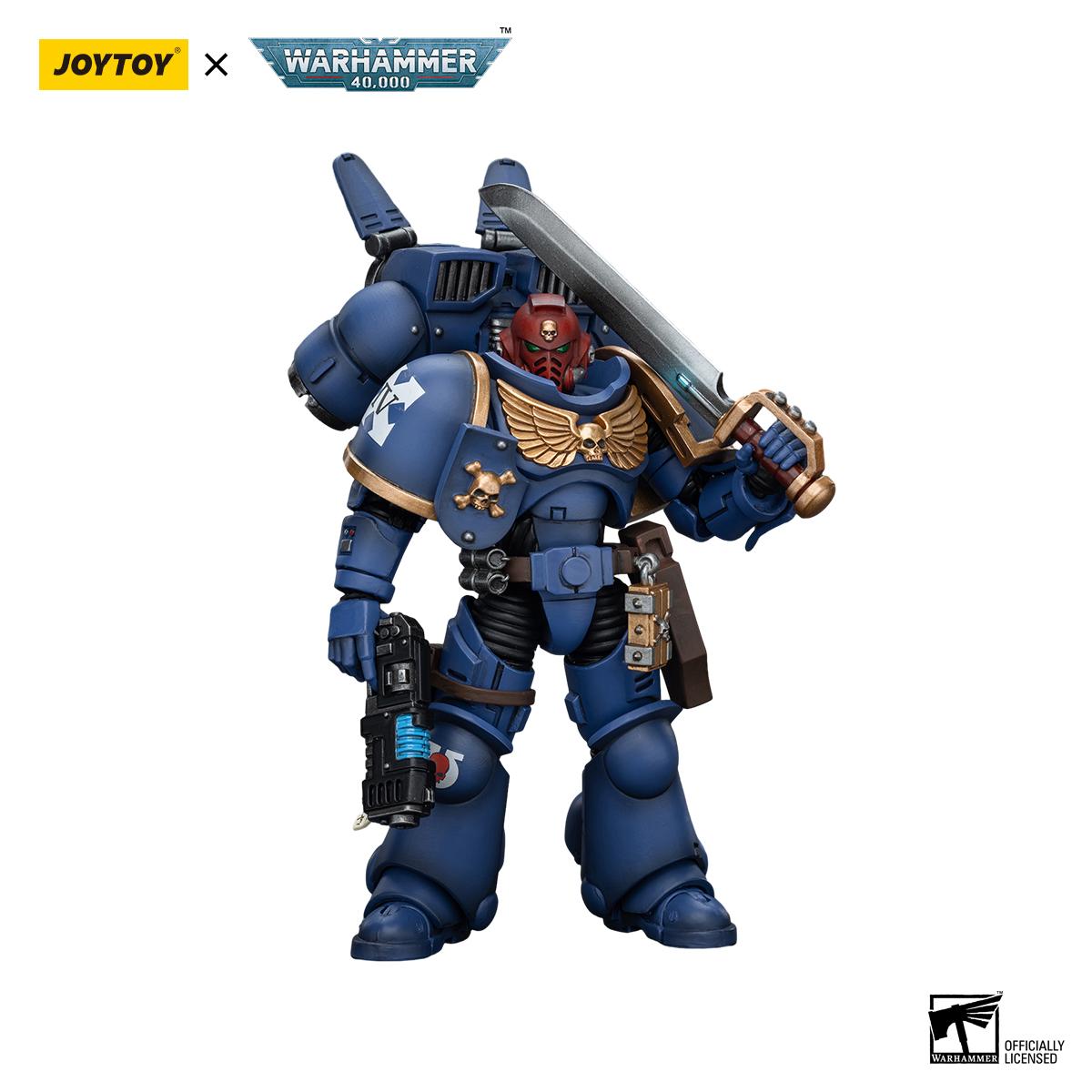 JOYTOY Warhammer 40K 1/18 Action Figure Ultramarines Jump Pack Intercessors Anime figures Toys Model
JOYTOY Warhammer 40K 1/18 Action Figure Ultramarines Jump Pack Intercessors Anime figures Toys Model