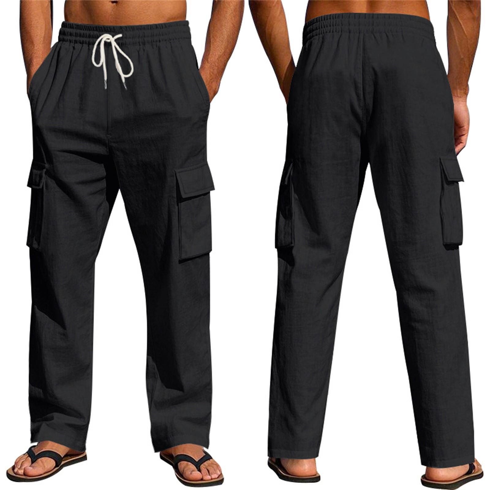 Мужские льняные брюки Four Seasons Thin Breathable Cargo Multi-pocket Loose Casual Wide Leg XL хаки
Мужские льняные брюки Four Seasons Thin Breathable Cargo Multi-pocket Loose Casual Wide Leg XL хаки