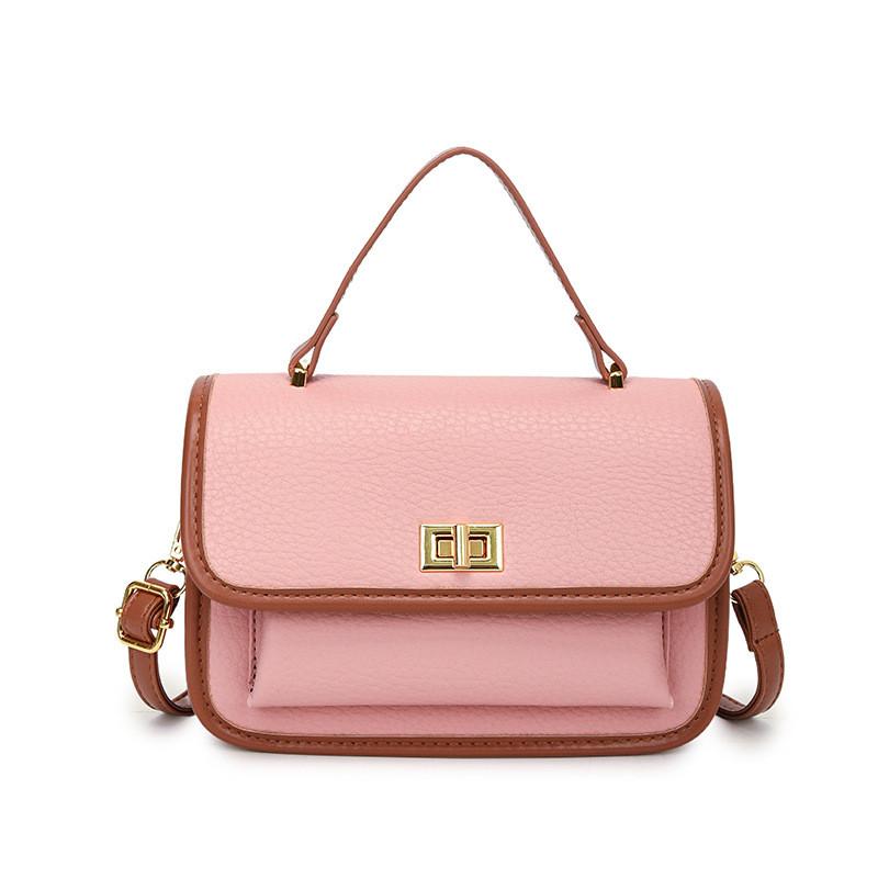 Pu Leather Crossbody Bag For Women Small Square Handbag With Lock Closure For Daily Use рожевий
Pu Leather Crossbody Bag For Women Small Square Handbag With Lock Closure For Daily Use рожевий